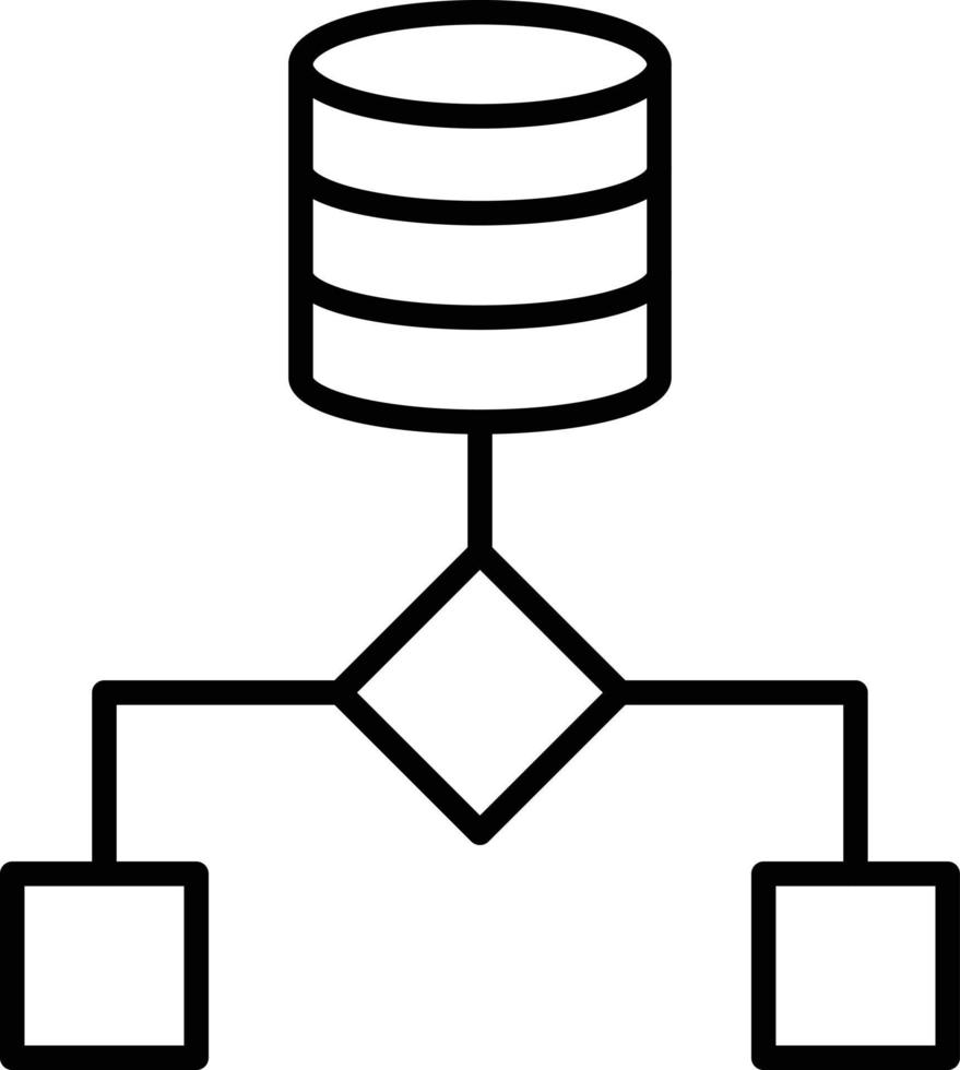 Data Flow Icon Style vector