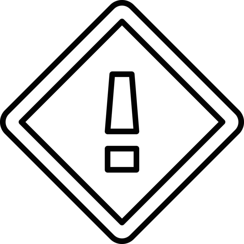 Warning Icon Style vector