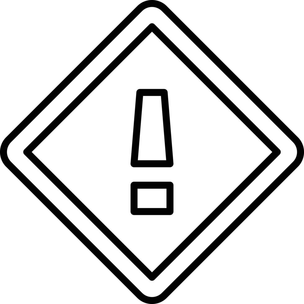 Warning Icon Style vector