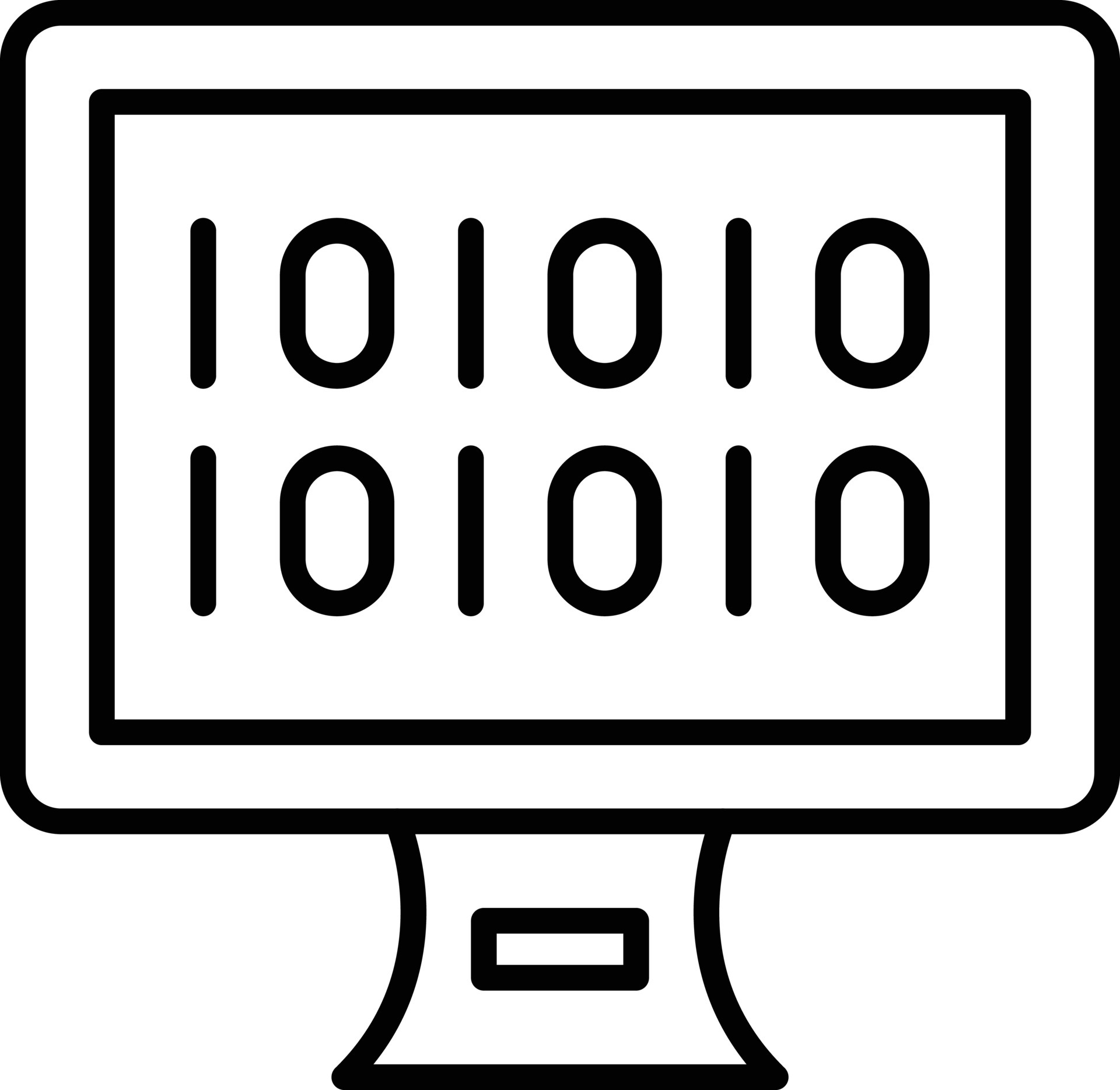 Binary Icon Style 5549424 Vector Art at Vecteezy