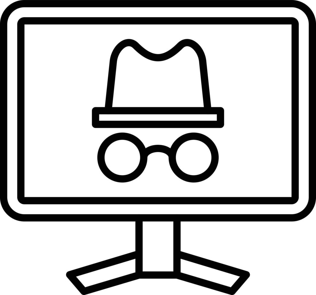 Incognito Icon Style vector