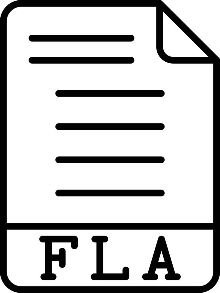 FLA Icon Style vector