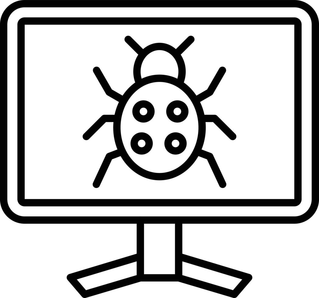 Bug Icon Style vector