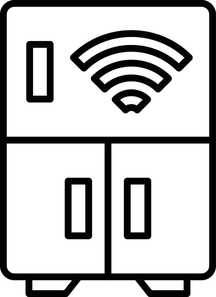 Fridge Icon Style vector