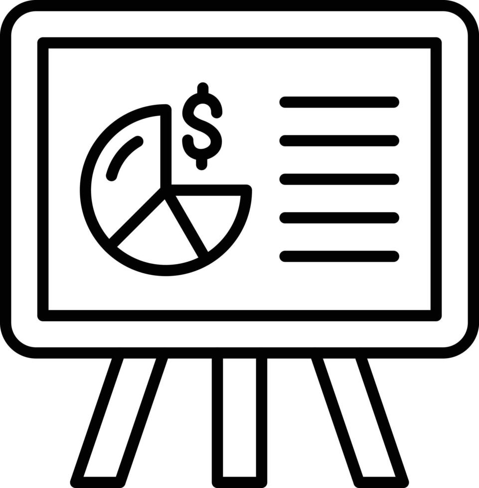 Presentation Icon Style vector