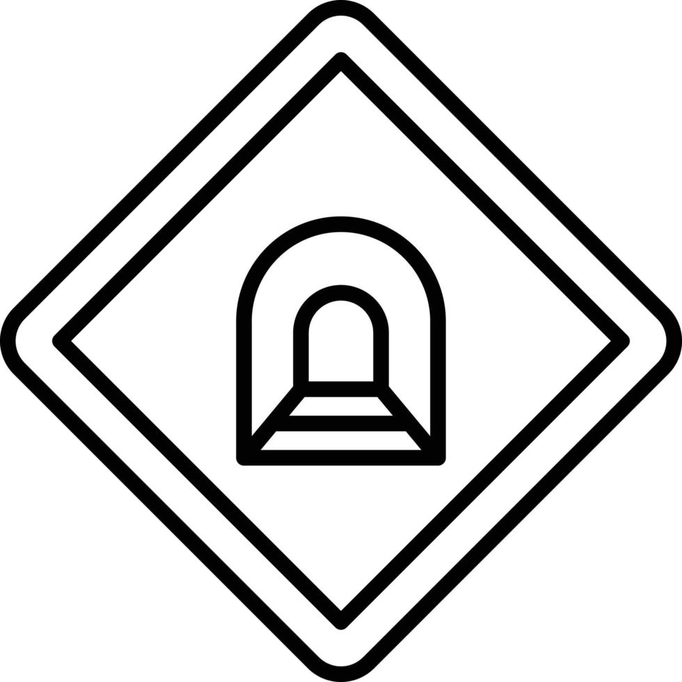 Tunnel Icon Style vector