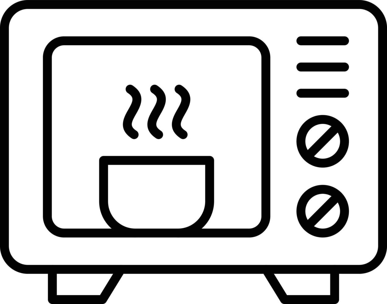 Microwave Icon Style vector