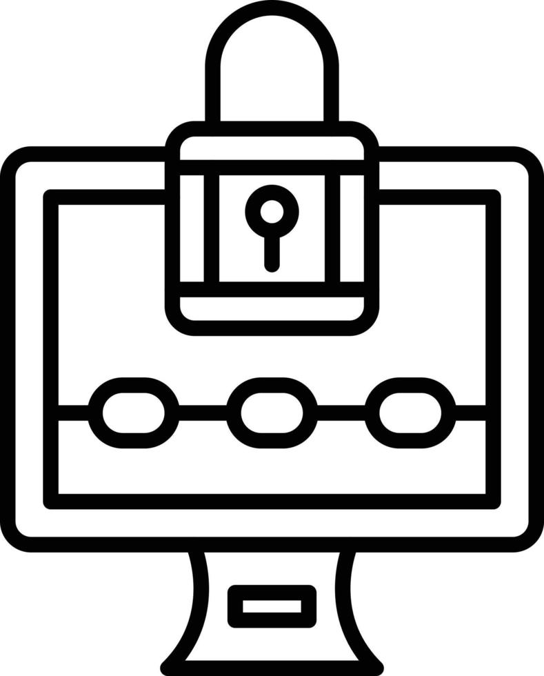 Ransomware Icon Style vector