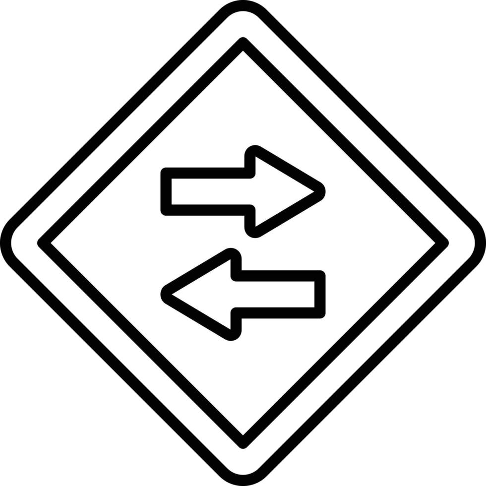 Two Way Icon Style vector