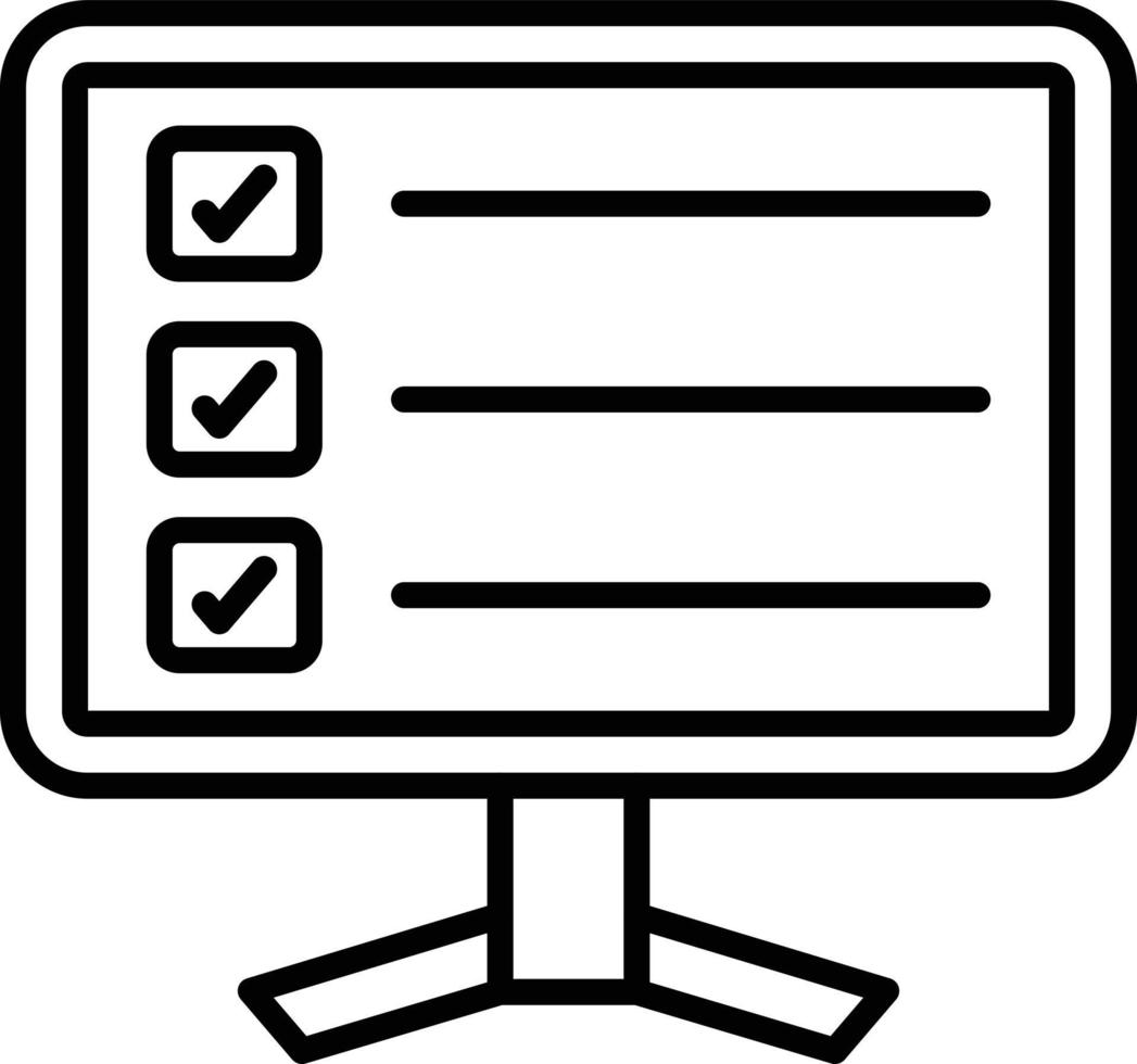 Survey Icon Style vector