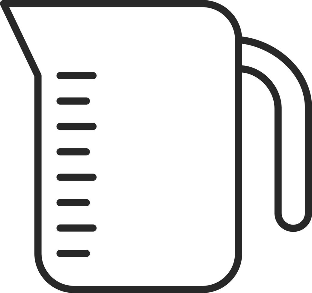 Measuring Jug Icon Style vector