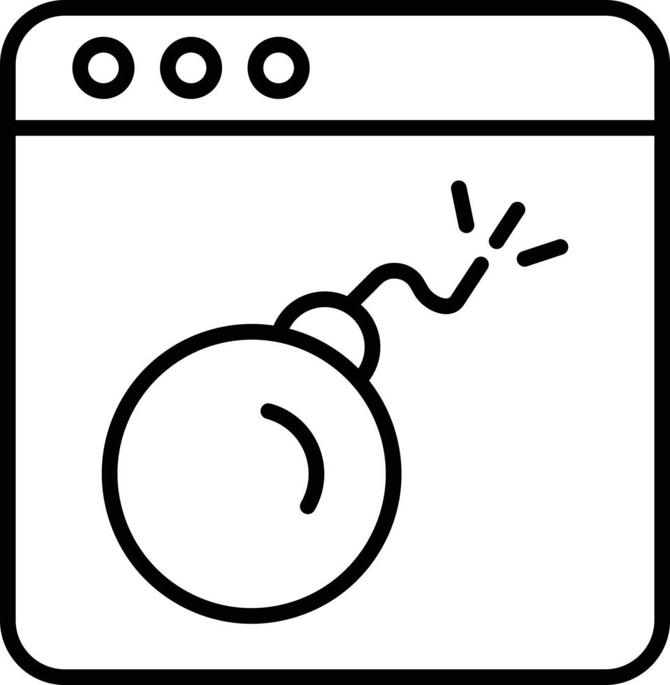 Bomb Icon Style vector