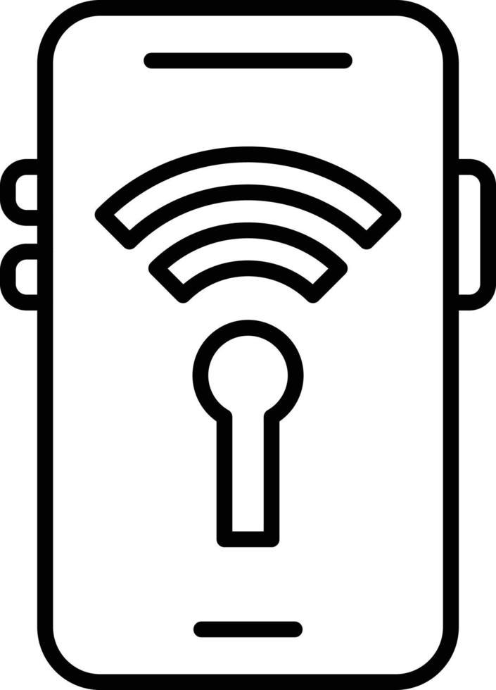 Mobile Hotspot Icon Style vector