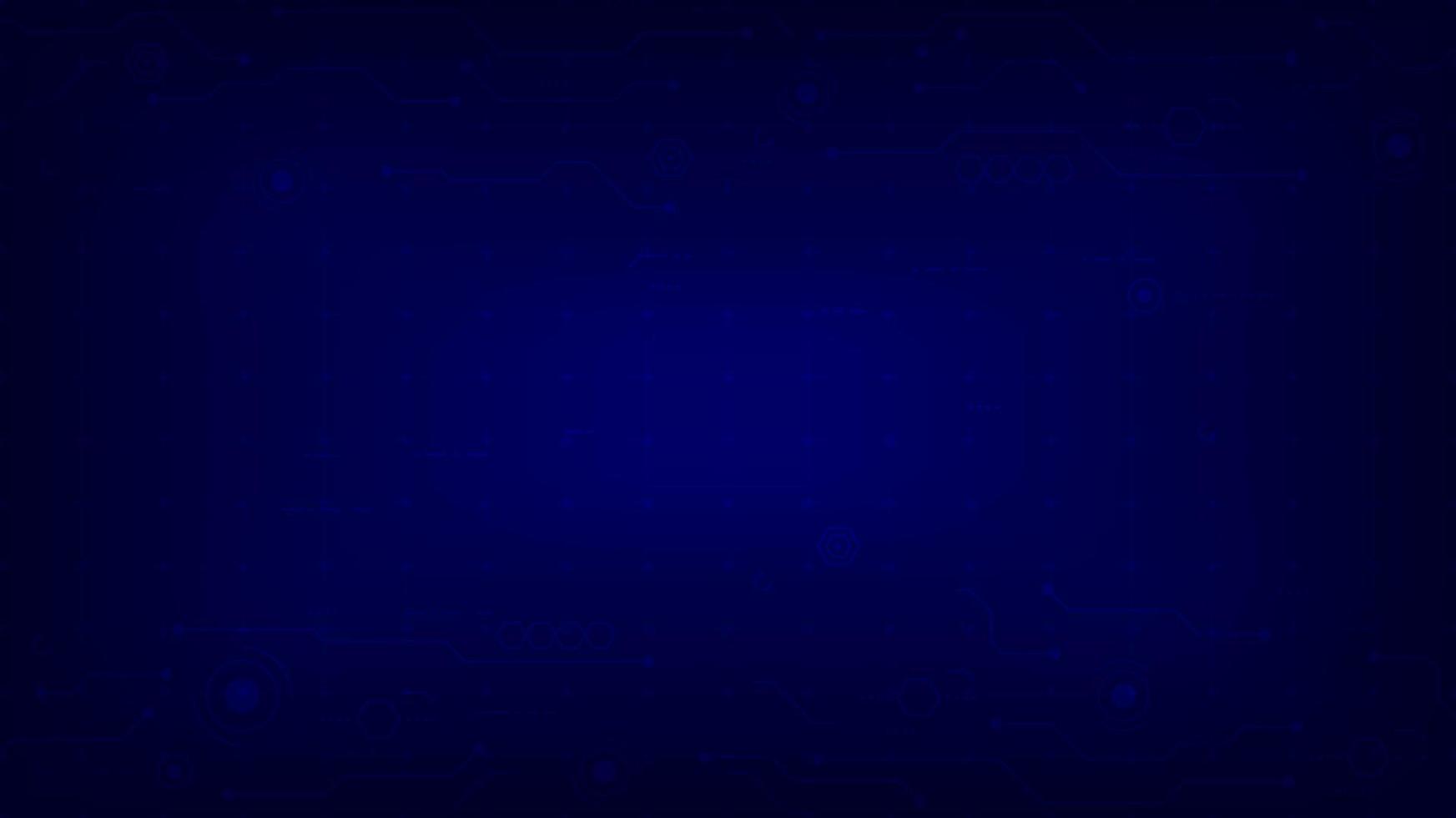 Abstract hi-tech background. Virtual reality high technology. Circuit board. Futuristic Sci-Fi interface. Digital computer infographic of engineer. Data science. Placeholder, landing page vector