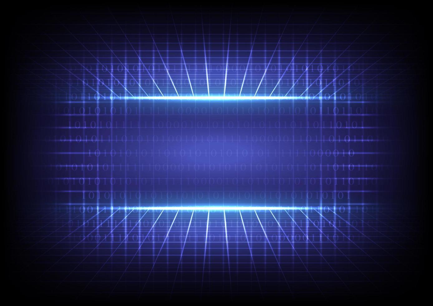 Binary code. Abstract Computer matrix background. graphic data, technology, decryption, algorithm, encryption and laser grid element. Placeholder, landing page and template technology vector