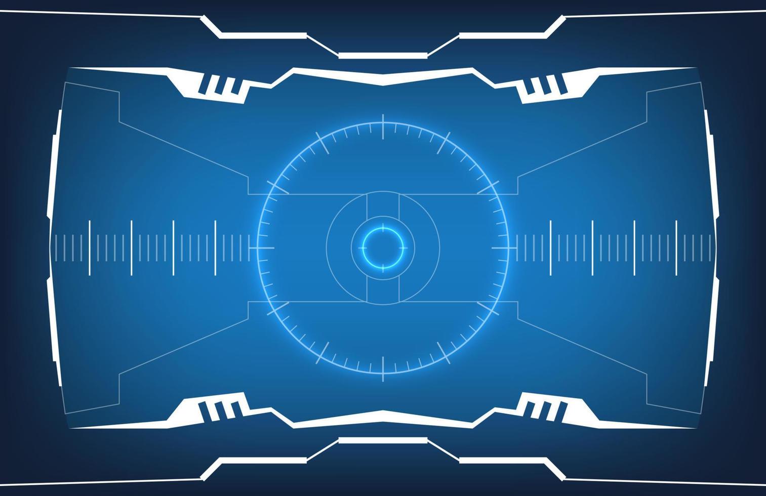 Digital user graphic. Hi-tech control panel. Futuristic Vector HUD Interface Screen Design. Sci-Fi Virtual Reality Technology View Display
