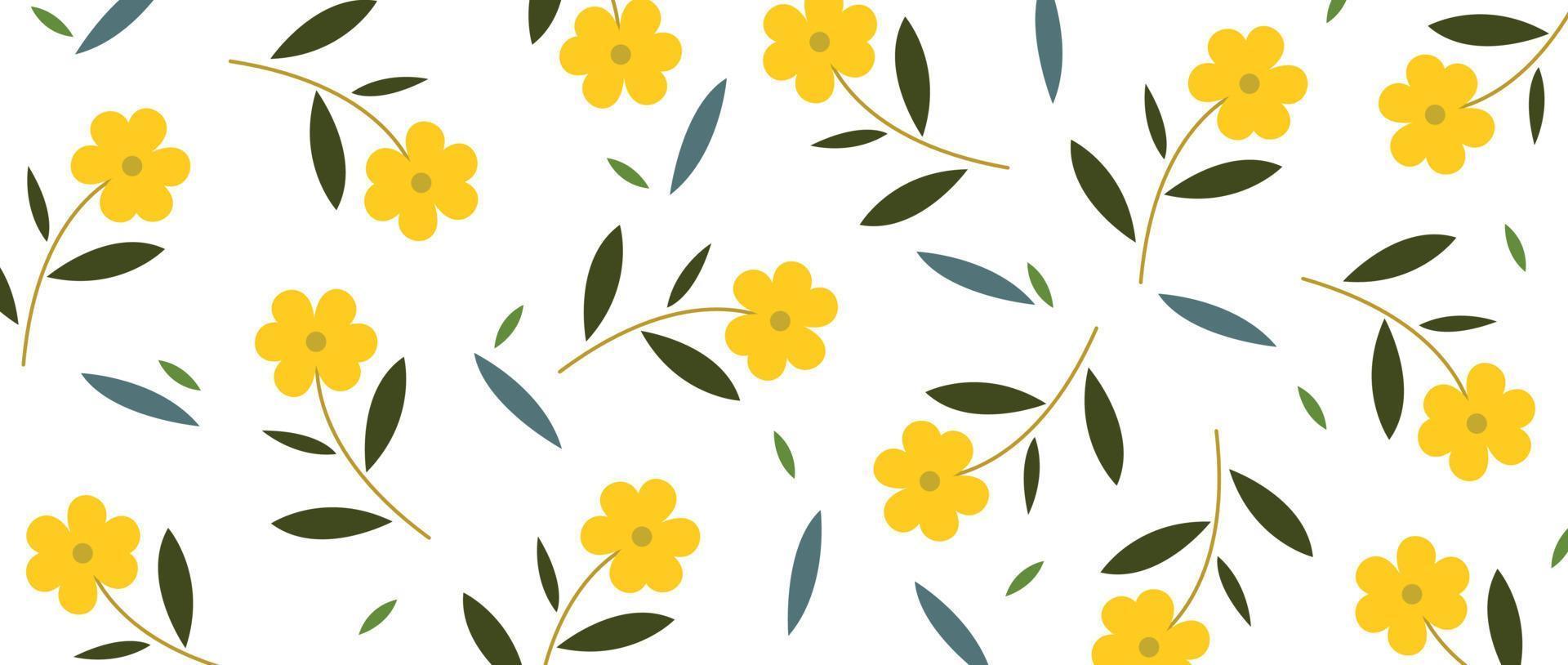 floral pattern design vector