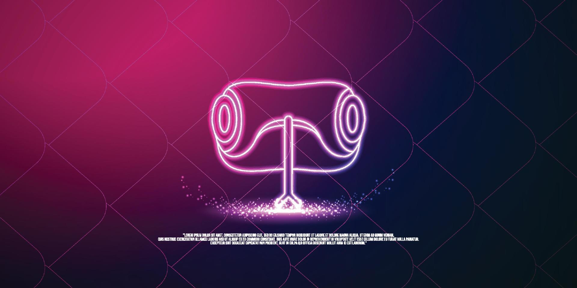animal digital concept, particle style design. Wireframe lightweight connection structure,banner, logo, label and poster, Vector illustration