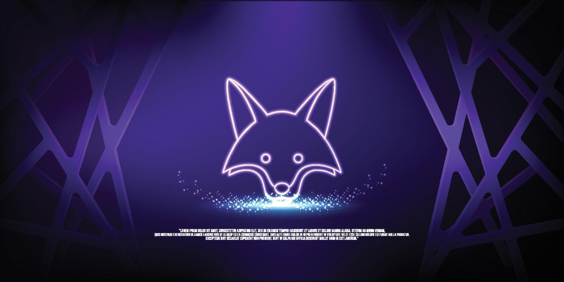 animal digital concept, particle style design. Wireframe lightweight connection structure,banner, logo, label and poster, Vector illustration