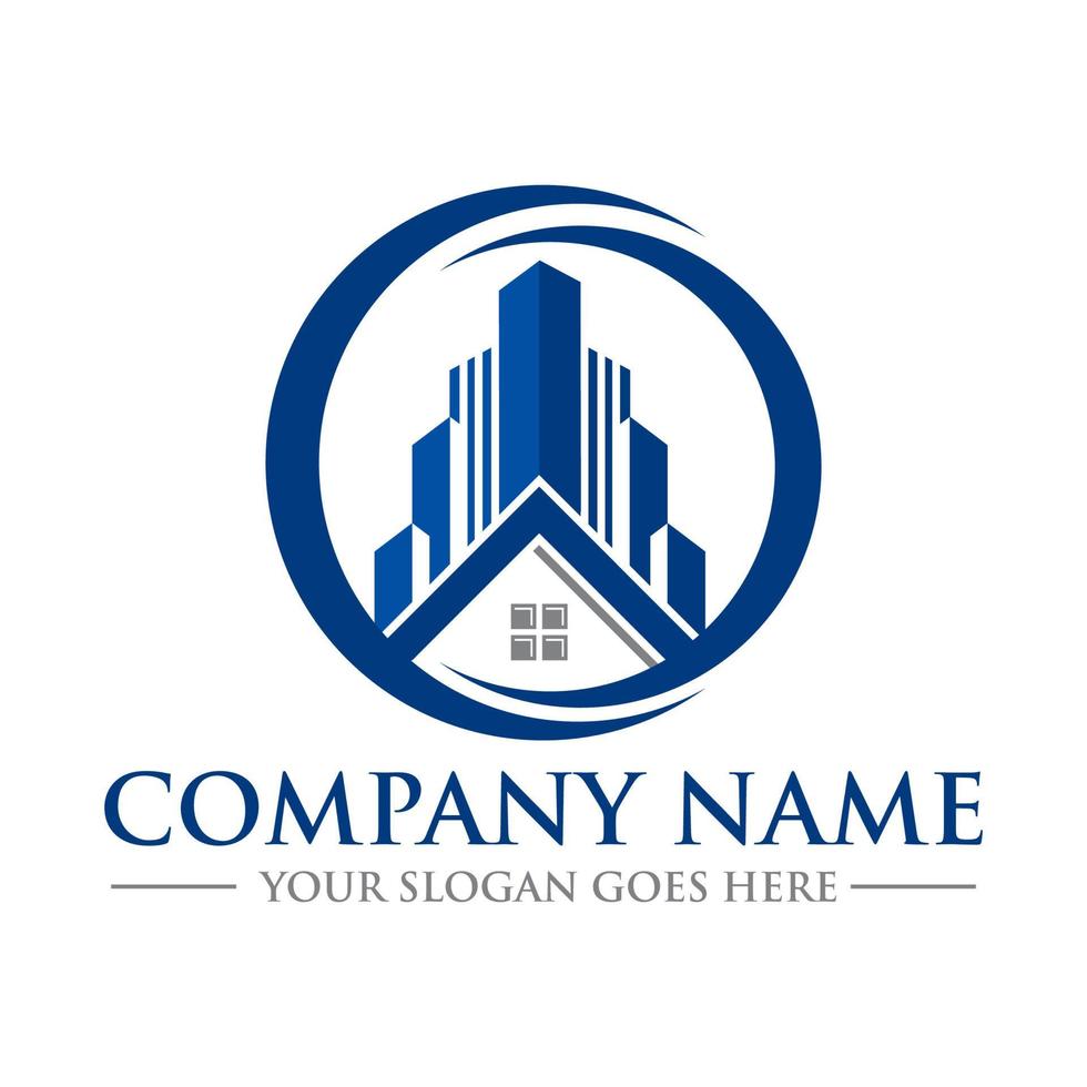 real estate logo , building vector