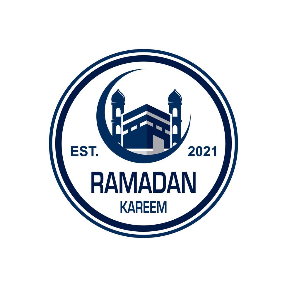 logotipo de ramadán, vector de logotipo musulmán