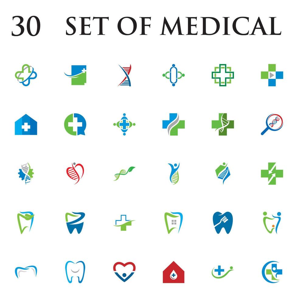 set of medical vector , set of pharmacy logo