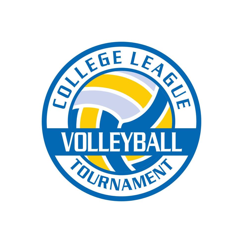 logotipo de voleibol, vector de logotipo deportivo