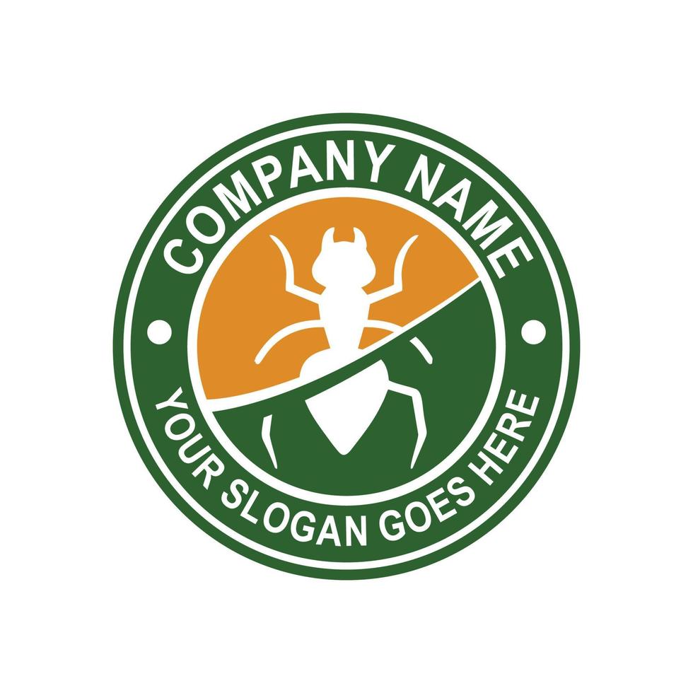 pest control logo , insecticide logo vector