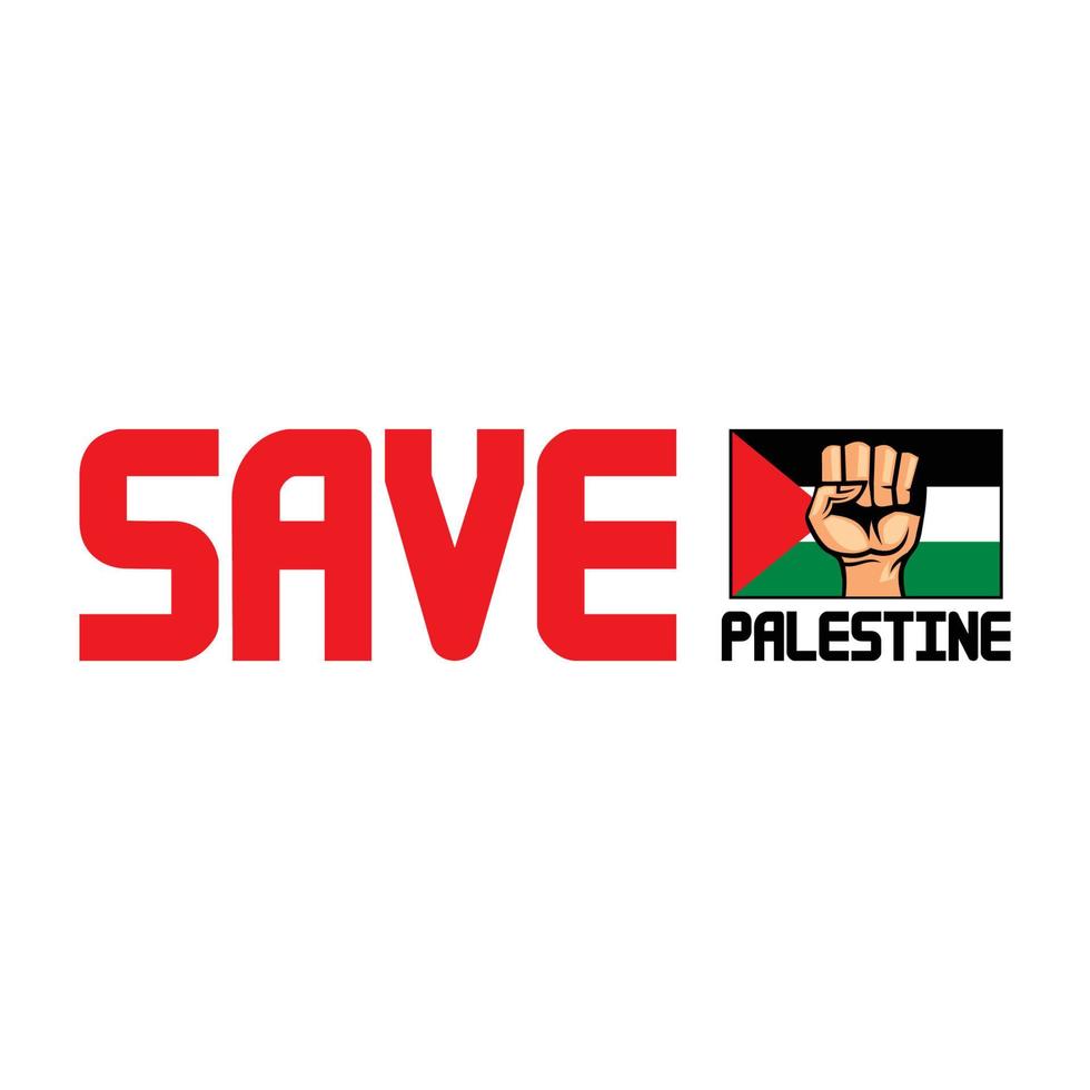 guardar el logotipo de palestina, vector libre de gaza