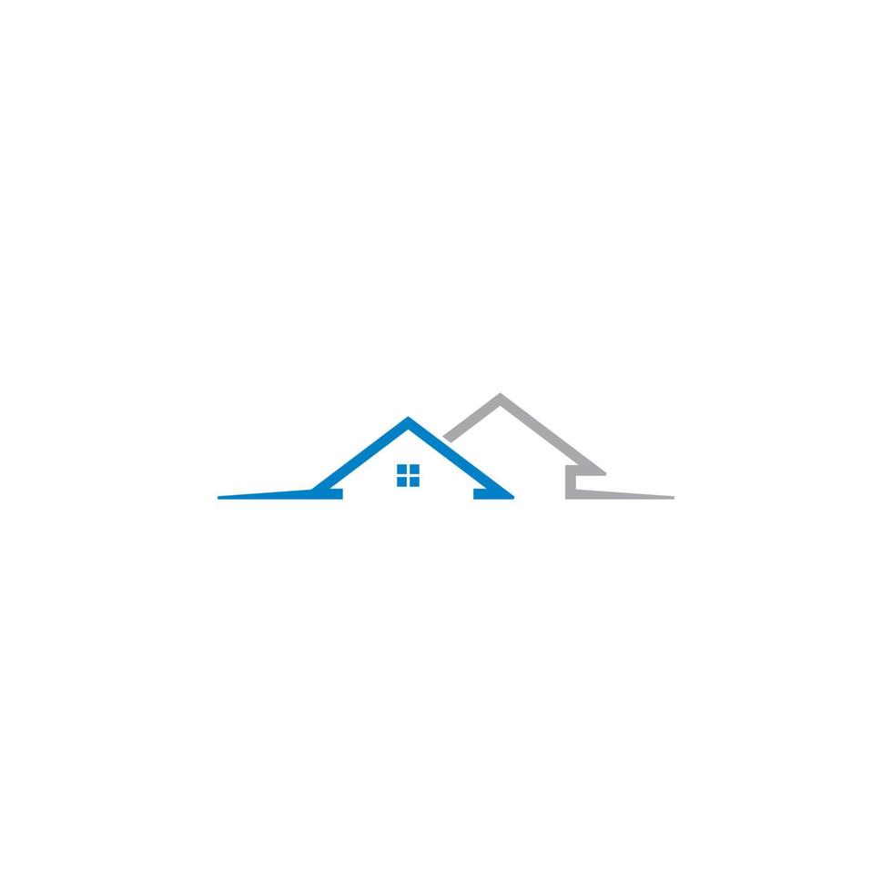 logotipo inmobiliario, logotipo de construcción de edificios vector