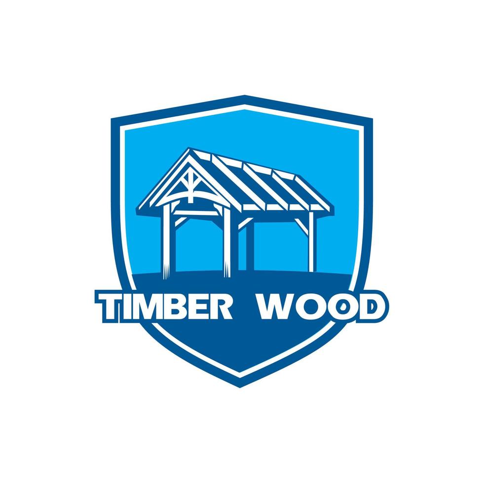 timber wood logo , woodwork logo vector