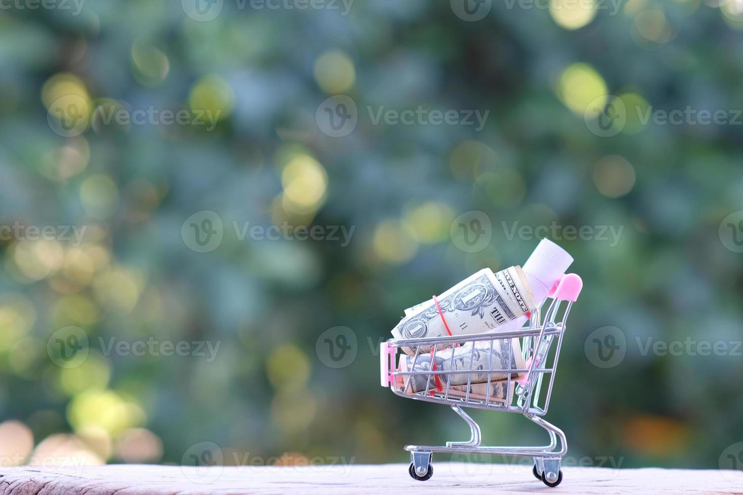 saving money and business growth concept, finance and investment concept photo