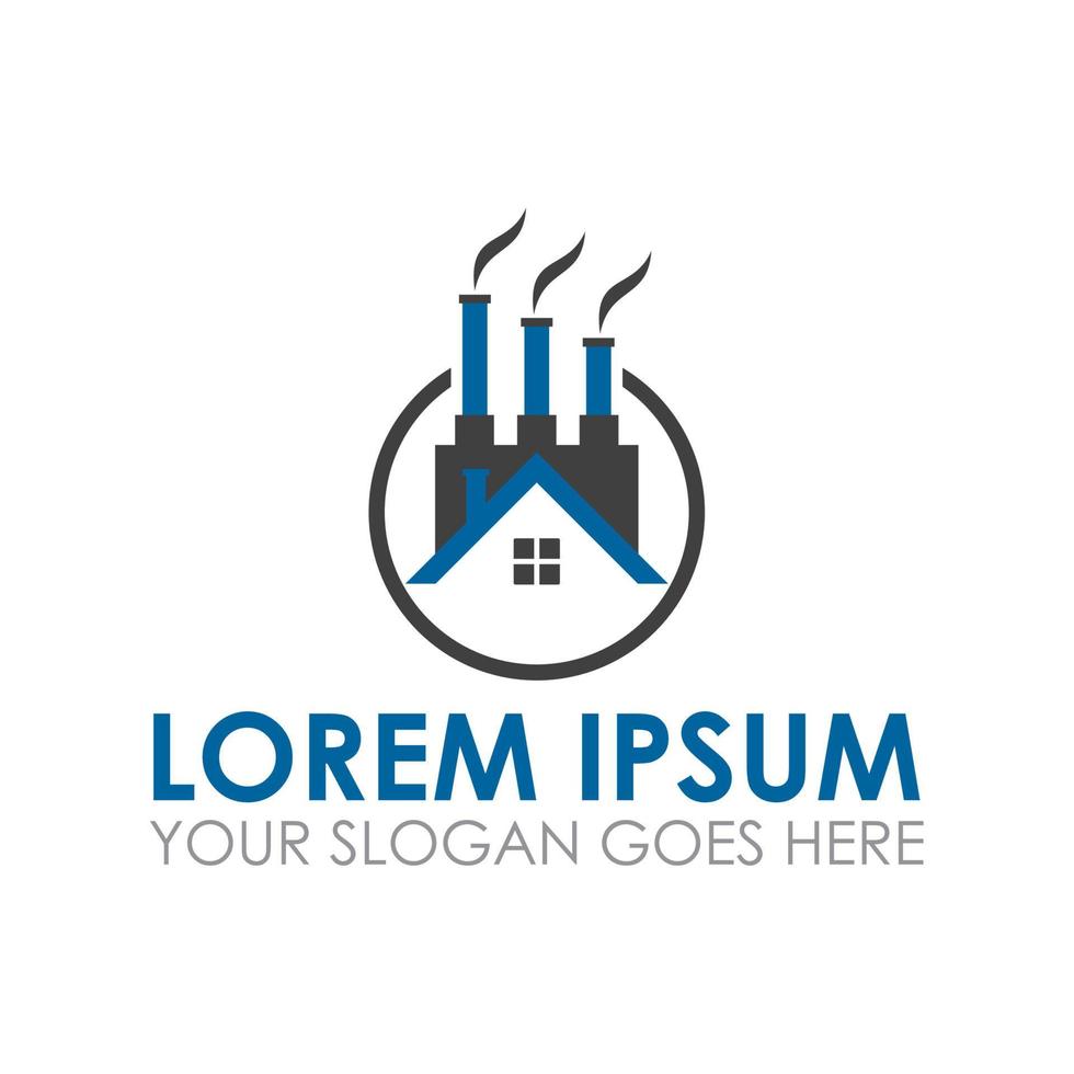 factory industry vector , industrial logo