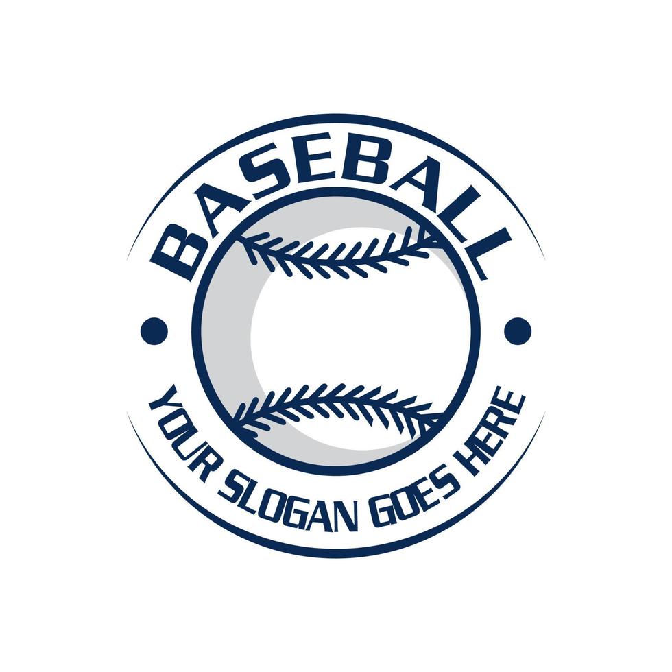 base ball logo , sport logo vector
