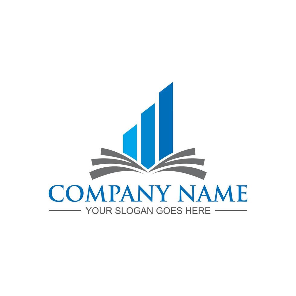 financial logo , chart logo vector