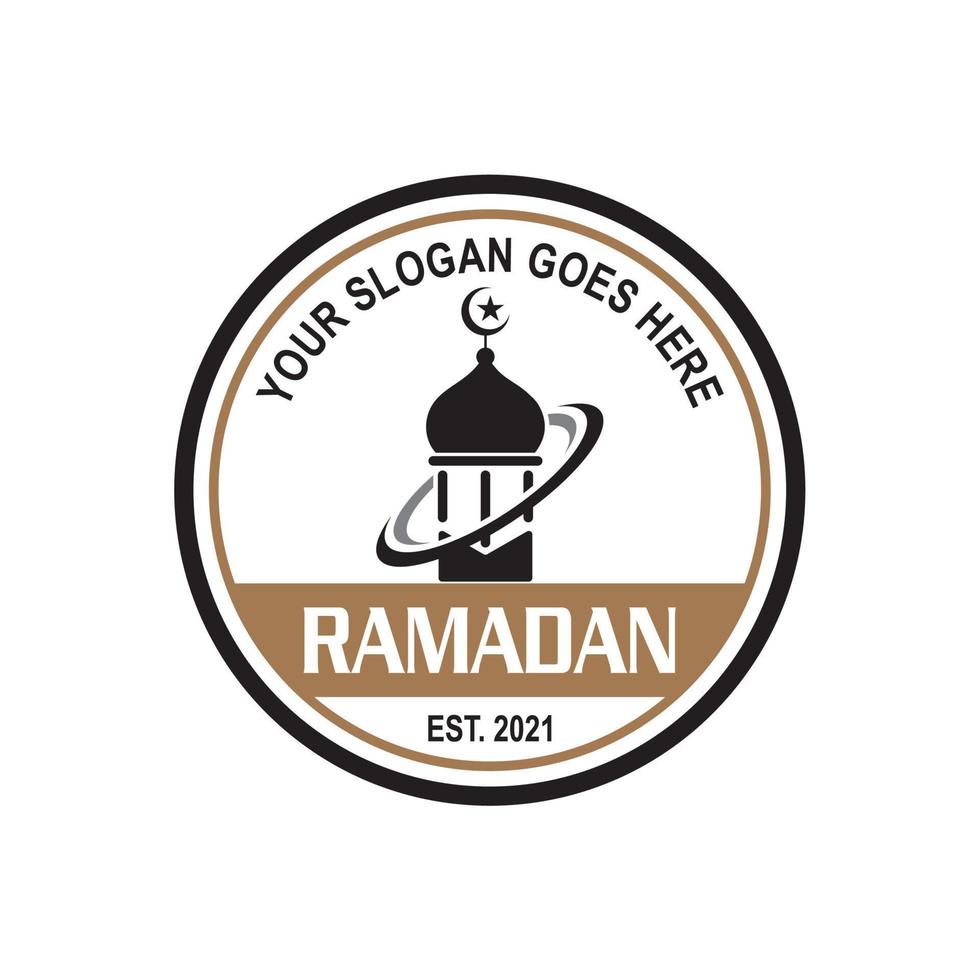 ramadan vector , mosque logo vector