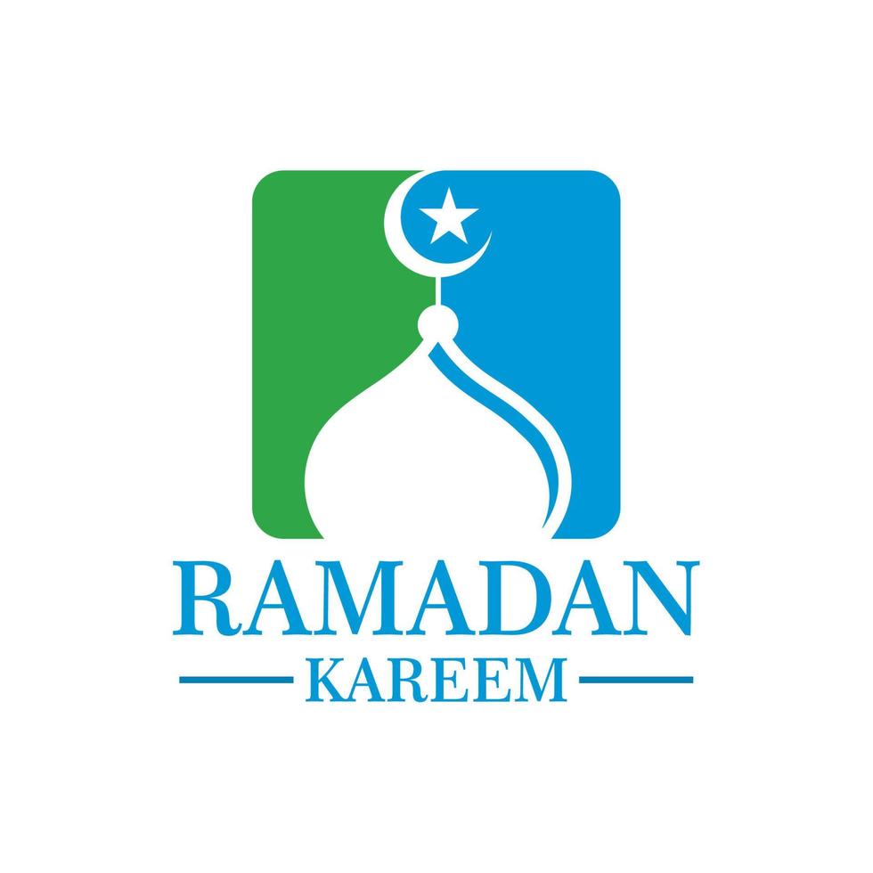 ramadan vector , mosque logo vector