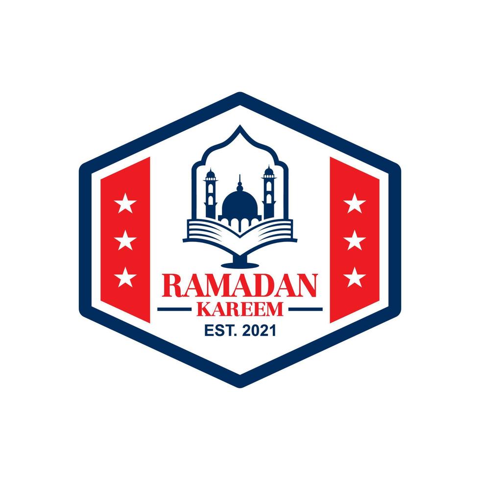 logotipo de ramadán, vector de logotipo musulmán