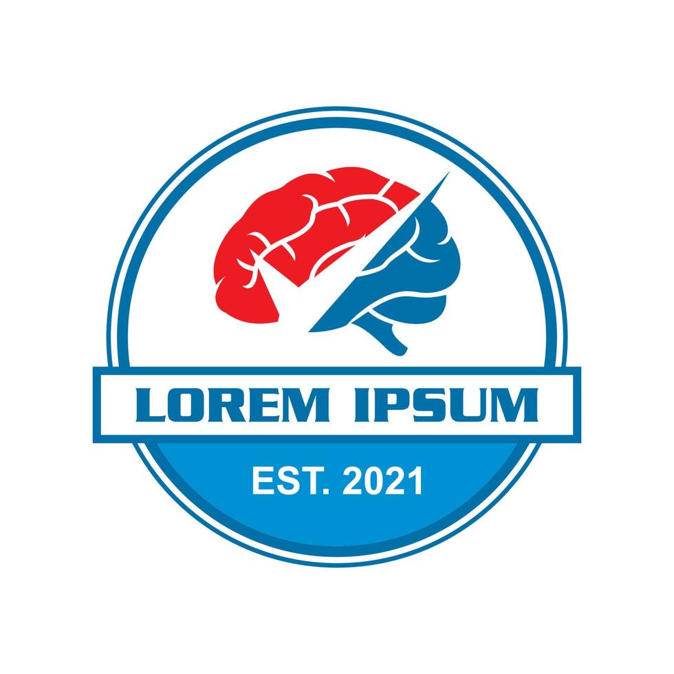 brain check logo , brain logo vector