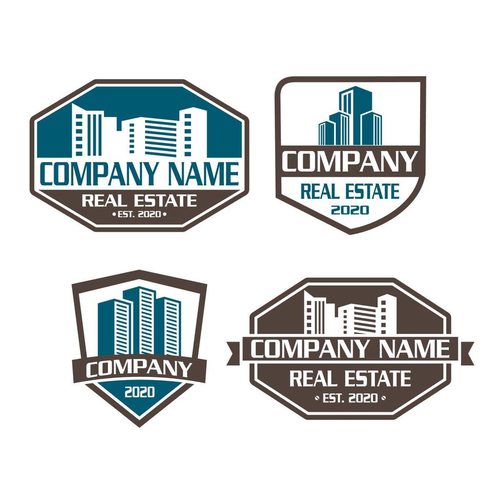 A Set Of Construction Vector , A Set Of Real Estate Logo