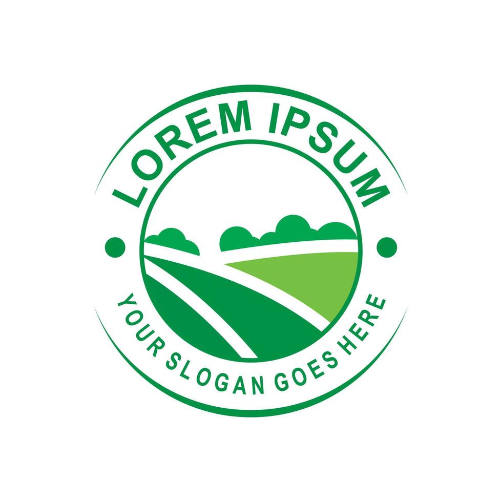 farm logo , agriculture logo vector