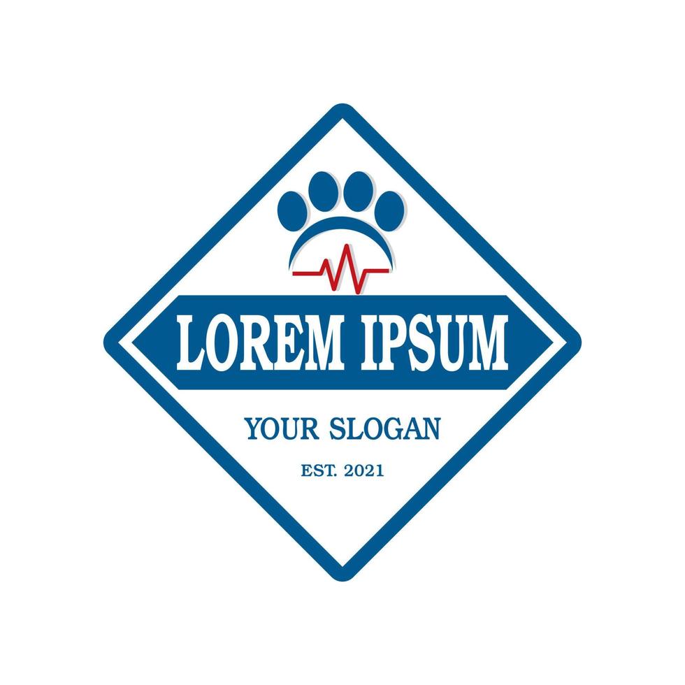 pets care logo , veterinary logo vector