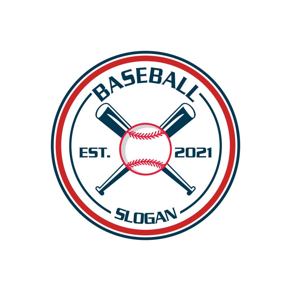 base ball logo , sport logo vector