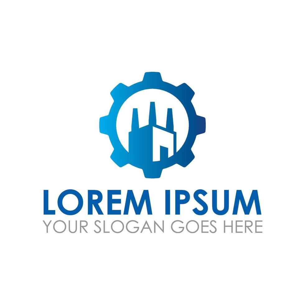 engineering industry vector , industrial logo