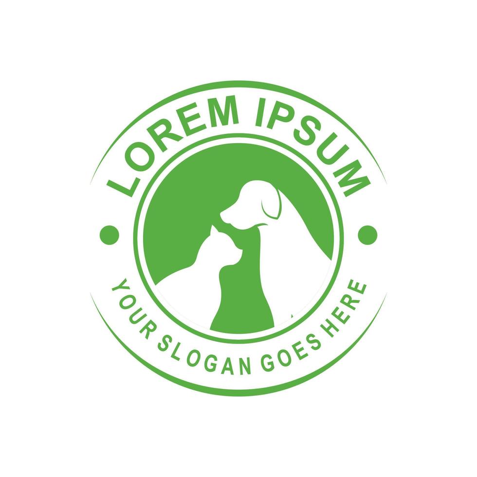 pets care logo , veterinary logo vector