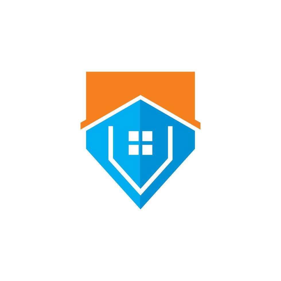 home safety logo , real estate logo vector