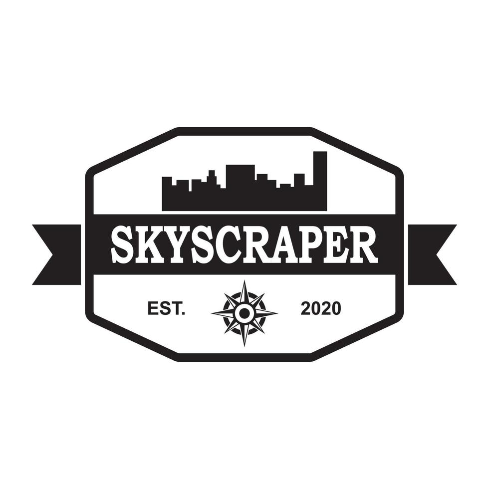 Skyscraper Of America Vector , Architecture Logo