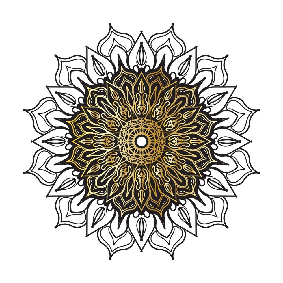 decorative concept abstract mandala illustration vector