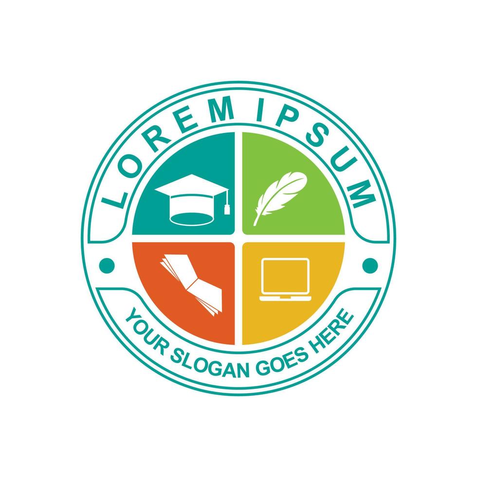 logotipo de educación, vector de logotipo universitario