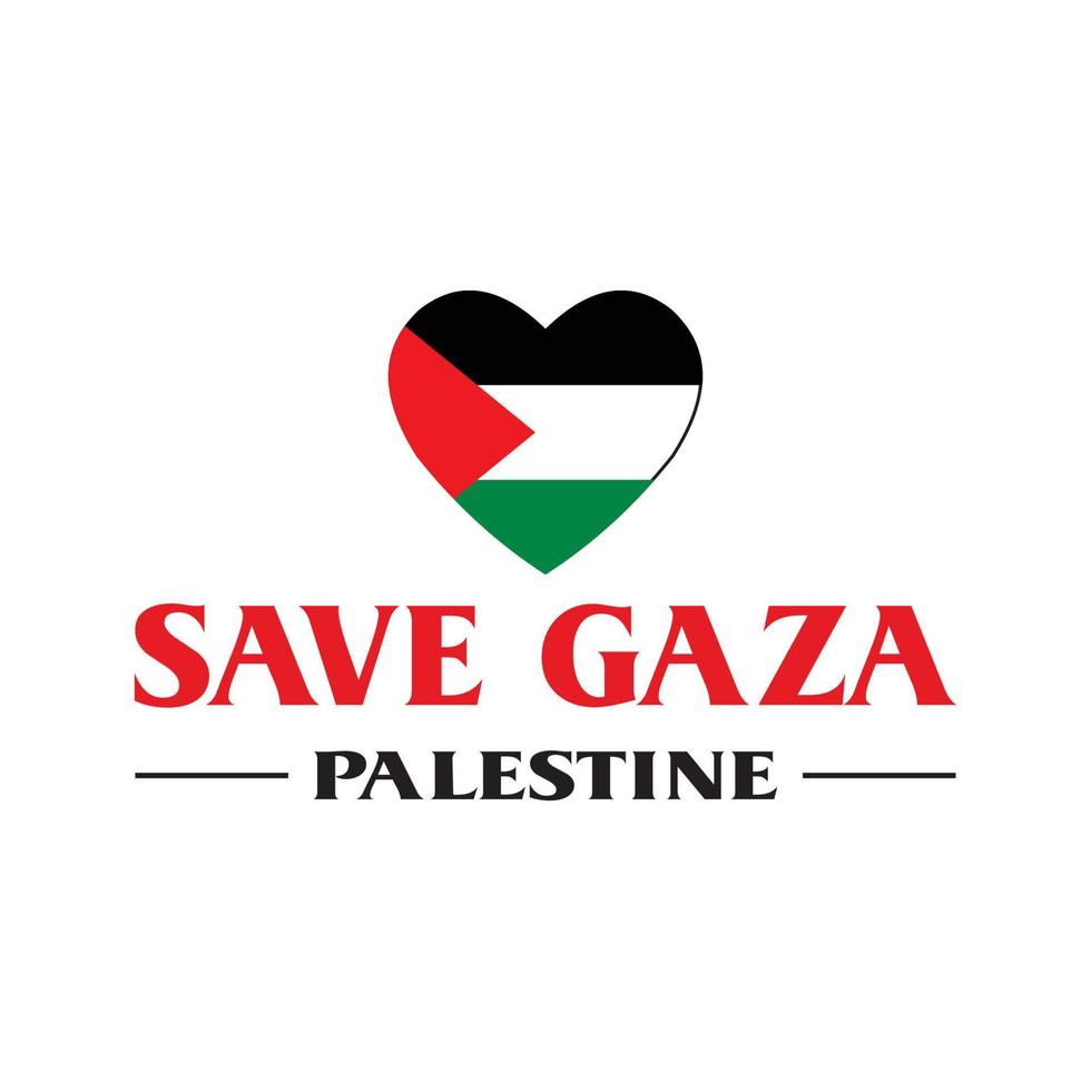 guardar el logotipo de palestina, vector libre de gaza